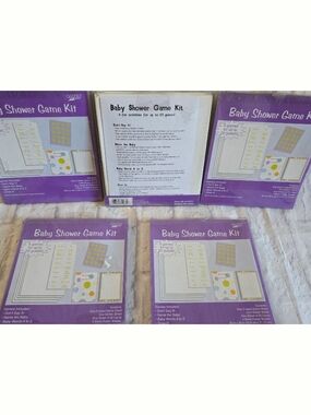 Baby Shower Game Kit -5 Packs